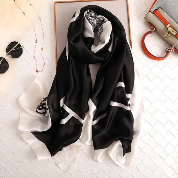 Luxury Brand Silk Scarf