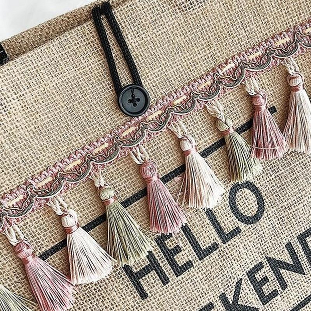 HELLO WEEKEND Beach Bag