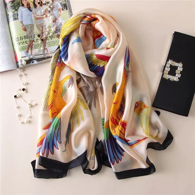 Luxury Brand Silk Scarf