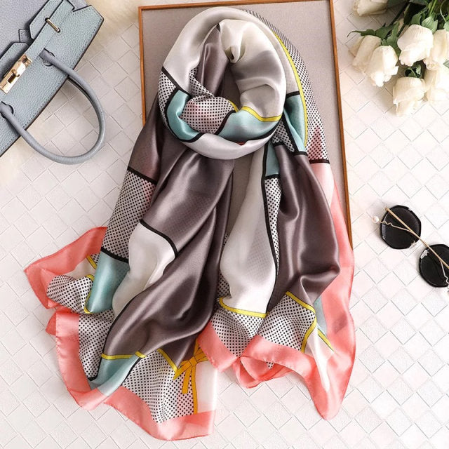 Luxury Brand Silk Scarf