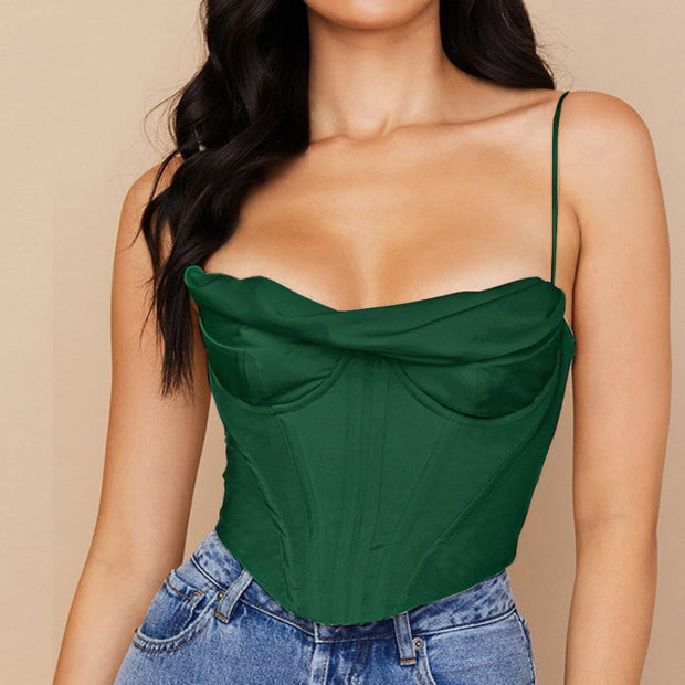 Kira Cowl Neck Corset