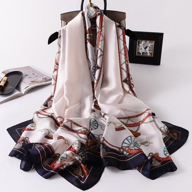 Luxury Brand Silk Scarf