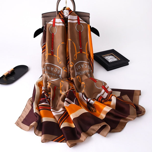 Luxury Brand Silk Scarf