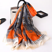 Luxury Brand Silk Scarf