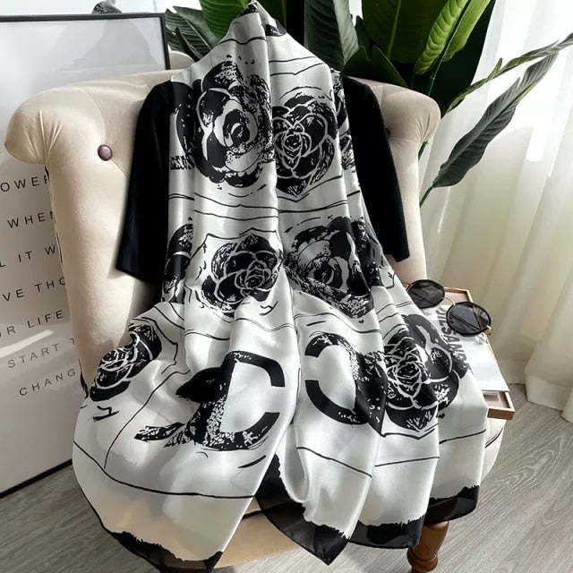 Luxury Brand Silk Scarf