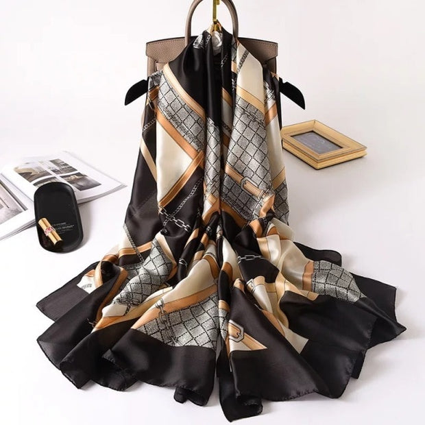 Luxury Brand Silk Scarf