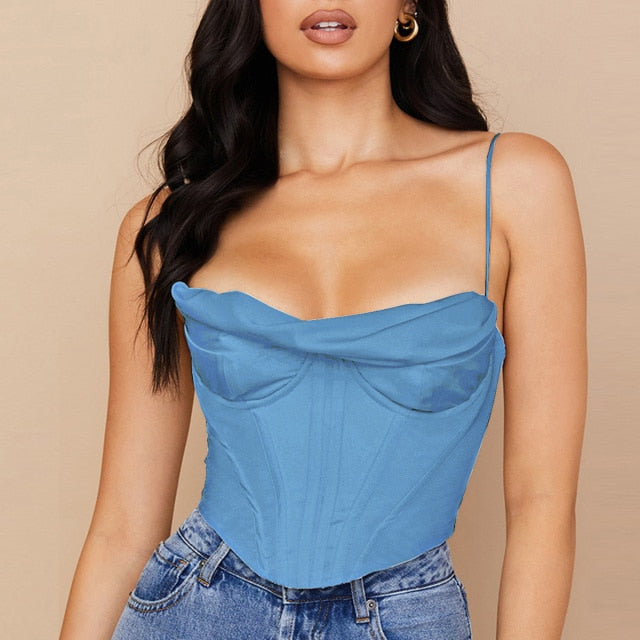 Kira Cowl Neck Corset