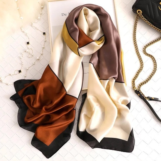 Luxury Brand Silk Scarf