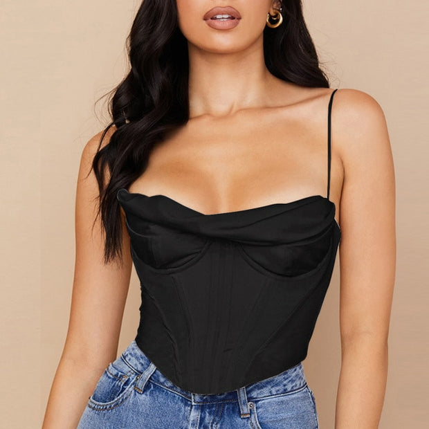 Kira Cowl Neck Corset