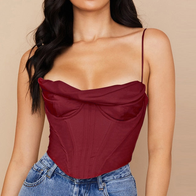 Kira Cowl Neck Corset