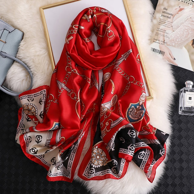 Luxury Brand Silk Scarf